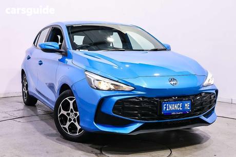 Blue 2024 MG MG3 Hatchback Excite