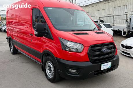 Red 2021 Ford Transit Van 350L Lwb (Fwd) Srw