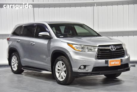 Silver 2015 Toyota Kluger Wagon Gx (4X2)