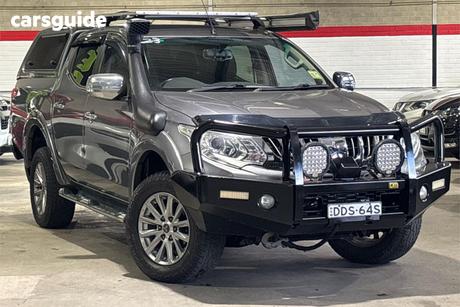 Grey 2016 Mitsubishi Triton Dual Cab Utility Gls (4X4)