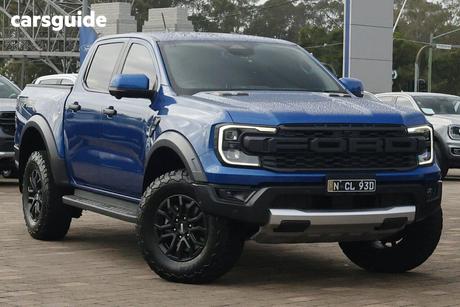 Blue 2024 Ford Ranger Double Cab Pick Up Raptor 3.0 (4X4)