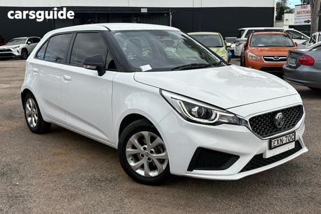 White 2021 MG MG3 Hatch