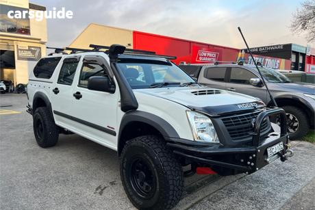 White 2007 Holden Rodeo Crew Cab Pickup Lx (4X4)