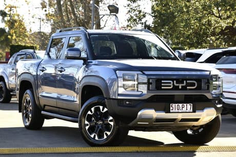Blue 2025 BYD Shark 6 Dual Cab Utility Dual Motor Premium