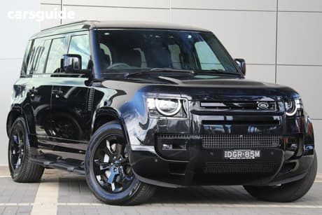 Black 2025 Land Rover Defender Wagon 110 D350 X-Dynamic Se (257Kw)