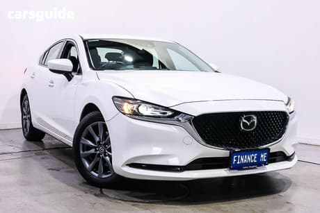 White 2023 Mazda 6 Sedan G25 Sport