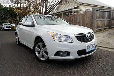 White 2014 Holden Cruze Hatchback Equipe