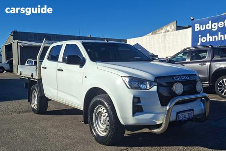 White 2020 Isuzu D-MAX Crew Cab Chassis Sx (4X4)