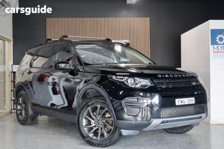 Black 2017 Land Rover Discovery Sport Wagon Si4 Se 5 Seat