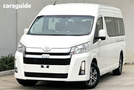White 2020 Toyota HiAce Bus Slwb Commuter (12 Seats)