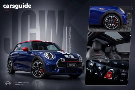 Blue 2019 Mini Cooper Hatchback John Cooper Works 3D Hatch
