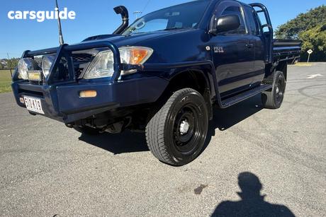 Blue 2008 Toyota Hilux Ute Tray SR