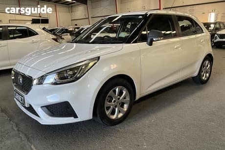 White 2022 MG MG3 Hatchback Core