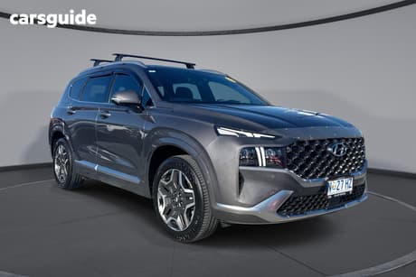 Grey 2023 Hyundai Santa FE Wagon Highlander Hev (7 Seat)