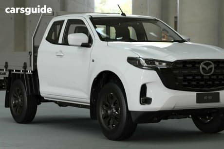 White 2026 Mazda BT-50 Freestyle Cab Chassis Xt (4X2)