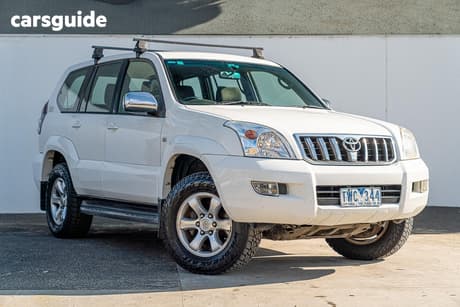 White 2005 Toyota Landcruiser Prado SUV GXL 4X4