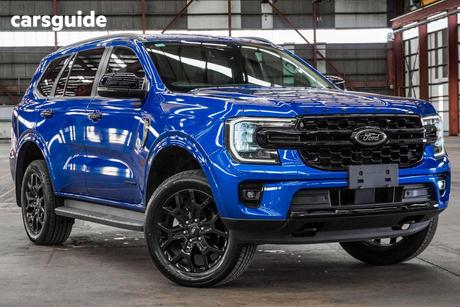 Blue 2023 Ford Everest Wagon Sport (Rwd)
