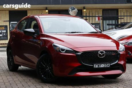 Red 2025 Mazda Mazda2 Hatchback G15 Evolve