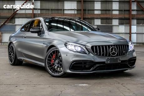 Grey 2022 Mercedes-Benz C63 Coupe S