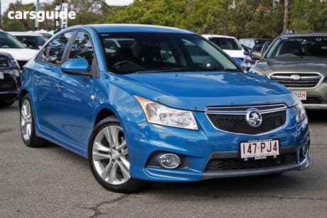 Blue 2014 Holden Cruze Sedan Sri V