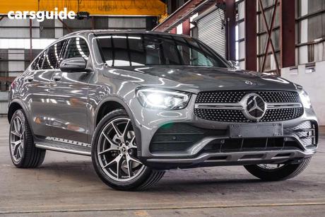 Grey 2021 Mercedes-Benz GLC300 Coupe 4Matic