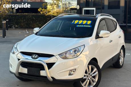 White 2011 Hyundai IX35 Wagon Highlander (Awd)