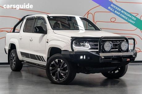White 2022 Volkswagen Amarok Dual Cab Utility Tdi580 V6 Black Edtn 4Motion