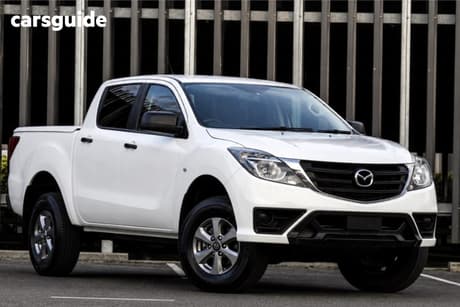 White 2018 Mazda BT-50 Dual Cab Utility Xt (4X2)