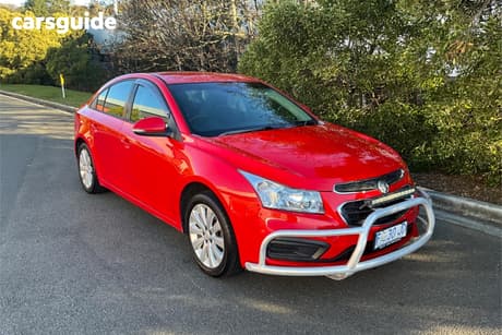 Red 2016 Holden Cruze Sedan Equipe