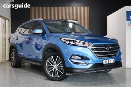 Blue 2016 Hyundai Tucson SUV ELITE