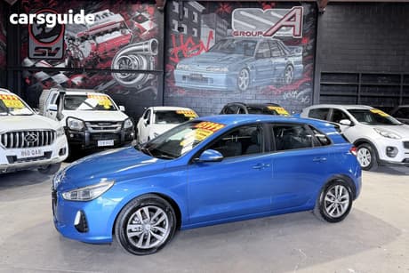 Blue 2017 Hyundai I30 Hatchback Active