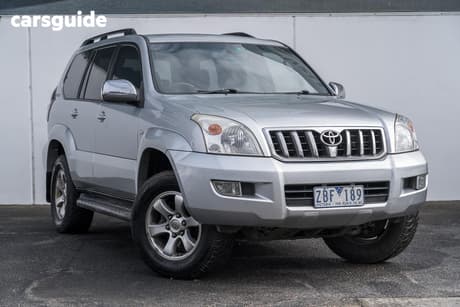 Silver 2008 Toyota Landcruiser Prado Wagon Gxl (4X4)