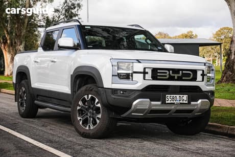 White 2025 BYD Shark 6 Dual Cab Utility Dual Motor Premium