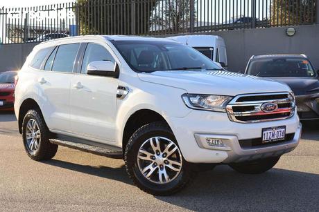 White 2015 Ford Everest Wagon Trend