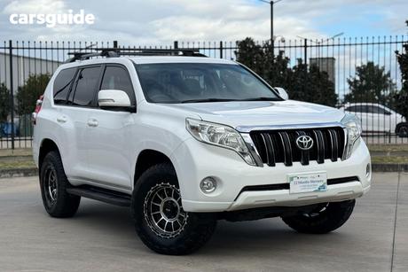 White 2014 Toyota Landcruiser Prado Wagon Gxl (4X4)