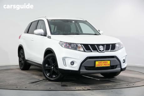 White 2018 Suzuki Vitara Wagon S Turbo (Fwd)