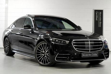 Black 2021 Mercedes-Benz S450 Saloon 4Matic (Hybrid)