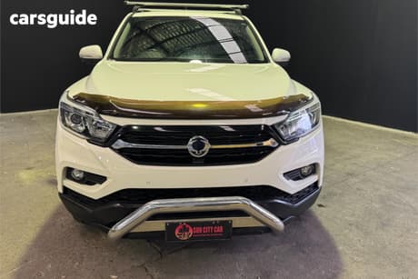 White 2019 Ssangyong Musso XLV Dual Cab Utility Ultimate Plus