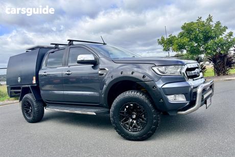 Grey 2016 Ford Ranger Dual Cab Utility Xlt 3.2 (4X4)