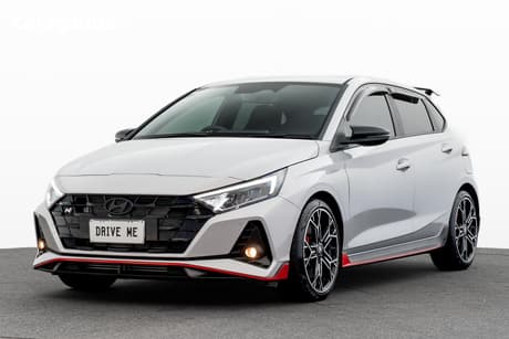 Grey 2024 Hyundai I20 Hatchback N