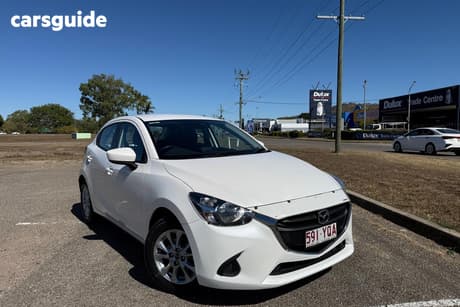 White 2018 Mazda 2 Hatchback Maxx