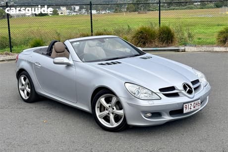 Silver 2005 Mercedes-Benz SLK350 Convertible 350
