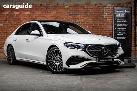 White 2025 Mercedes-Benz E300 Sedan