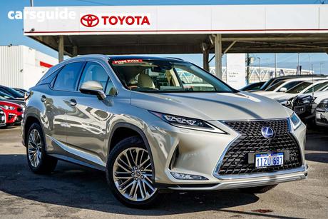 Gold 2020 Lexus RX450H Wagon Sports Luxury Hybrid