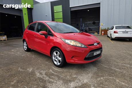 Red 2010 Ford Fiesta Hatchback Lx