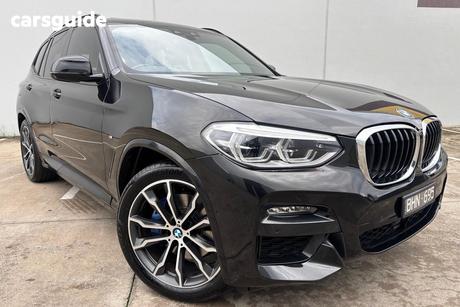 Black 2020 BMW X3 Wagon Xdrive30D M Sport