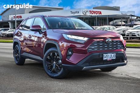 Red 2025 Toyota RAV4 Wagon Cruiser (Awd) Hybrid