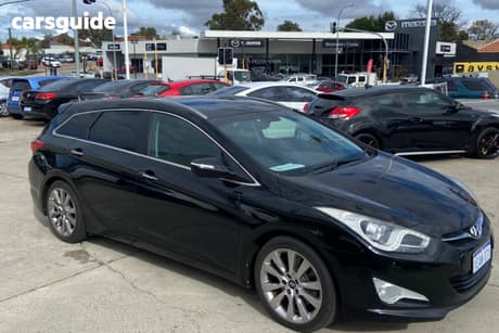Black 2011 Hyundai I40 Wagon Premium