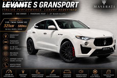 White 2019 Maserati Levante Wagon S Gransport