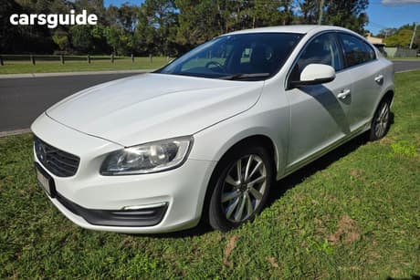 White 2016 Volvo S60 Sedan T4 Kinetic